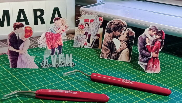 Adesivi e calamite per Francesca P. Autrice