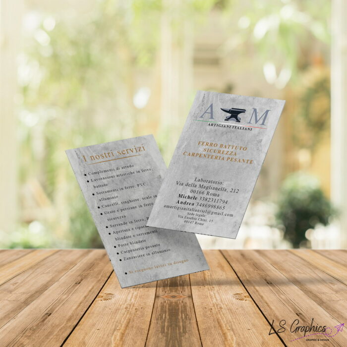 Biglietto da visita Artigiani Italiani