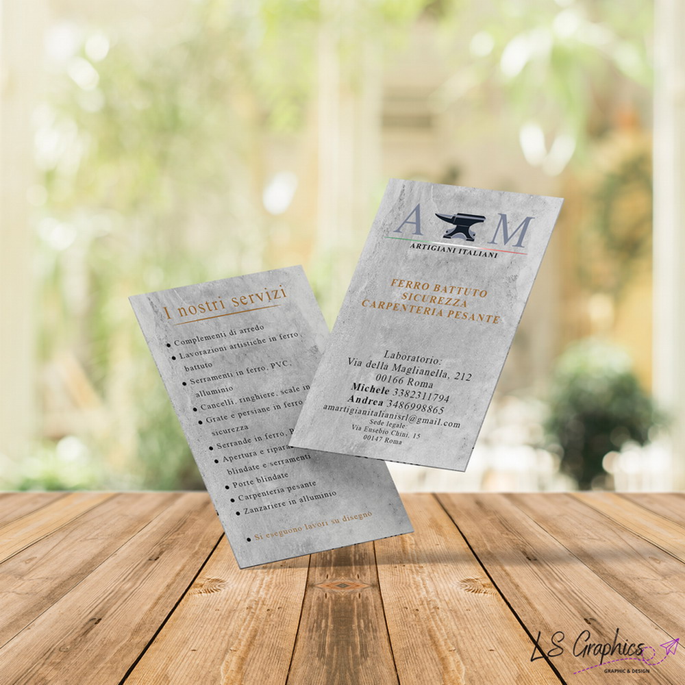 Biglietto da visita Artigiani Italiani