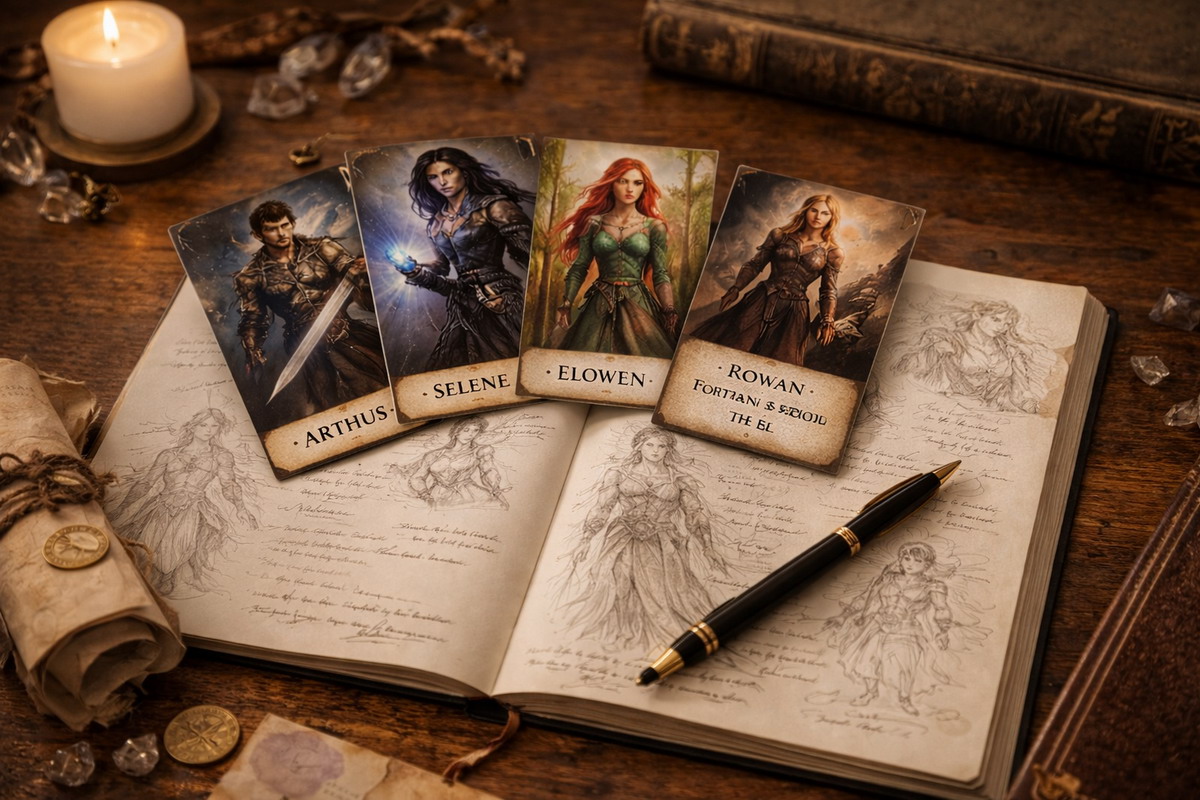 Charticulator Card Character Card e Character Sheet - LsGraphics