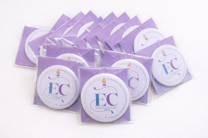 Specchietti da borsa realizzati per Erika Castigliano