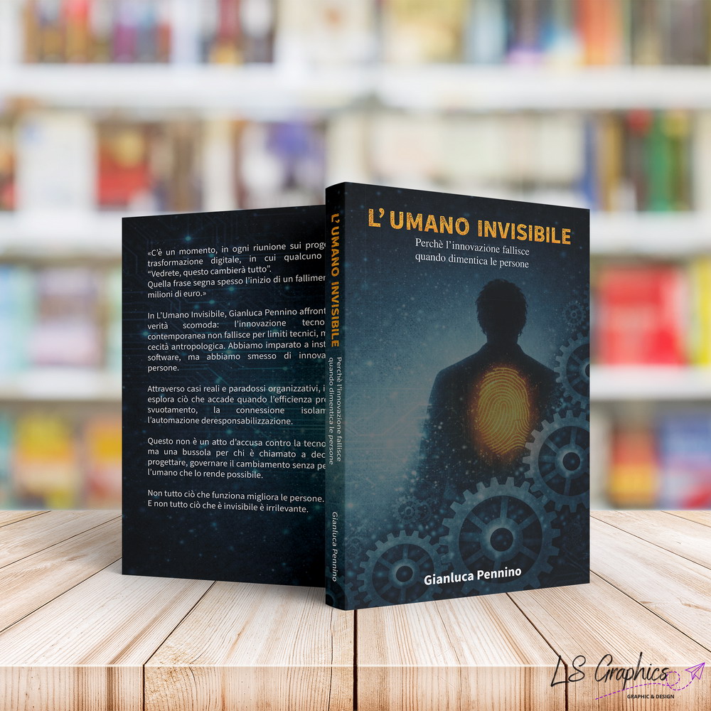 Cover L'umano invisibile di Gianluca Pennino