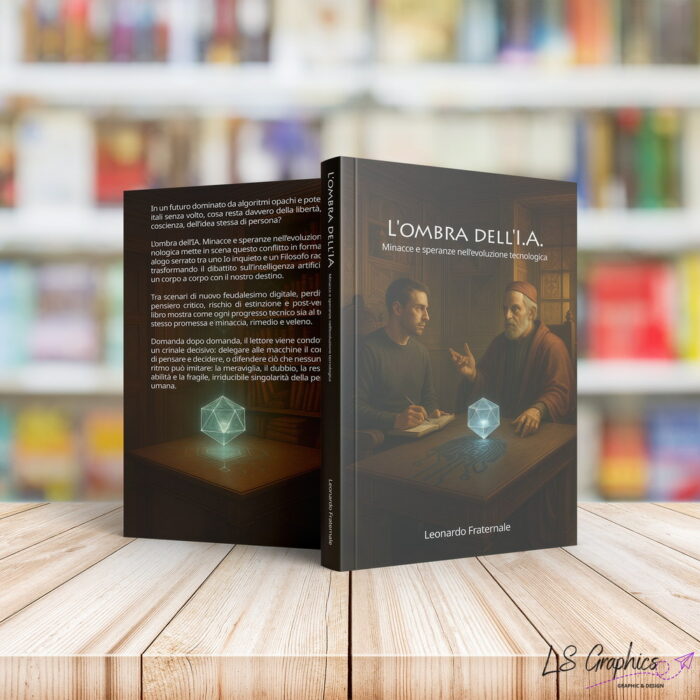 Cover L’ombra dell’I.A. di Leonardo Fraternale