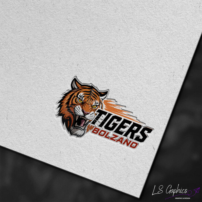 Logo per l’Associazione Sportiva powerchair hockey Tigers Bolzano